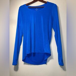 Athleta Vibrant Blue Long Sleeve Top